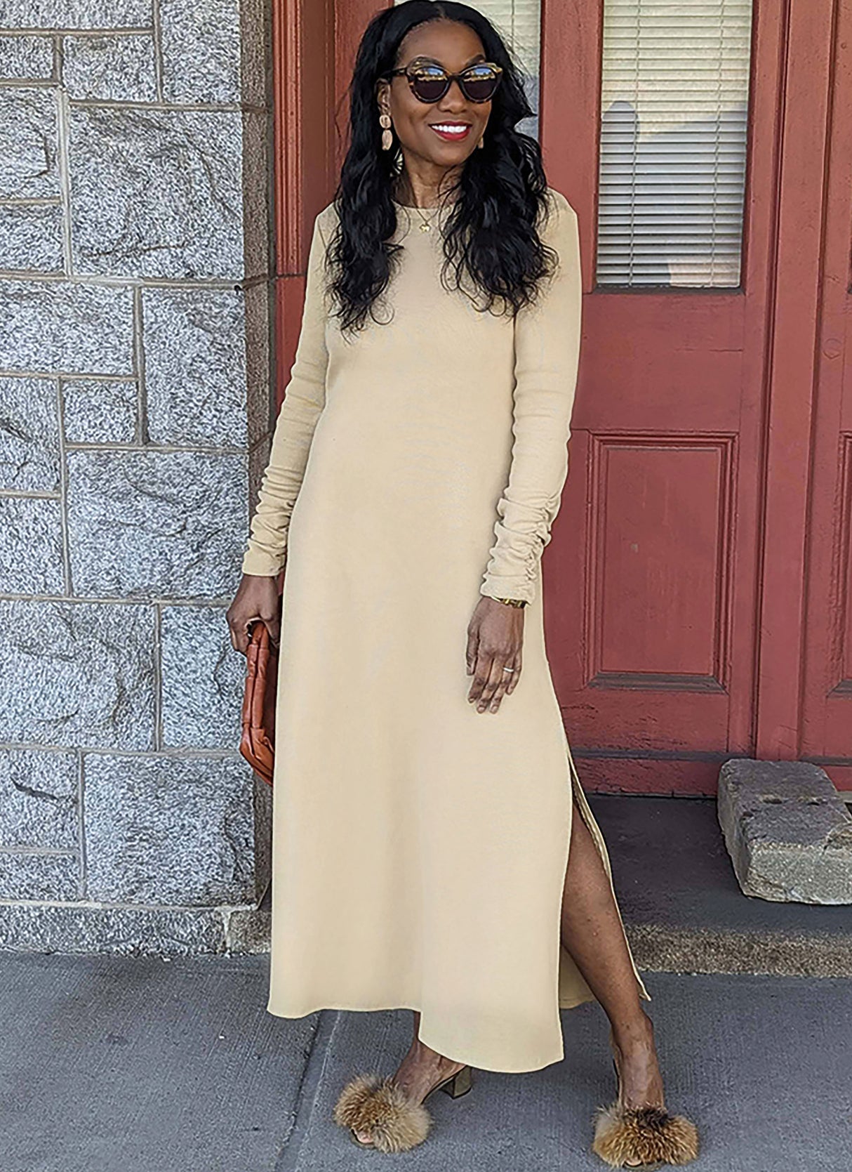 Patron Know Me n°2046 – Robe en maille et pantalon tissé pour femmes