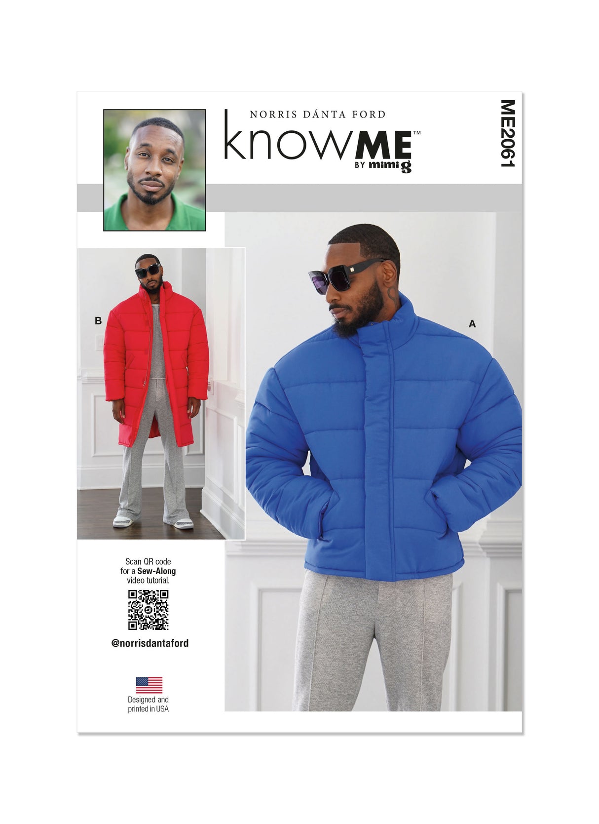 Patron Know Me n°2061 – Doudoune pour hommes