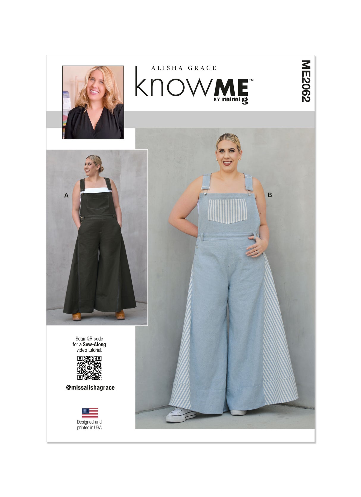 Patron Know Me n°2062 – Salopette pour femmes