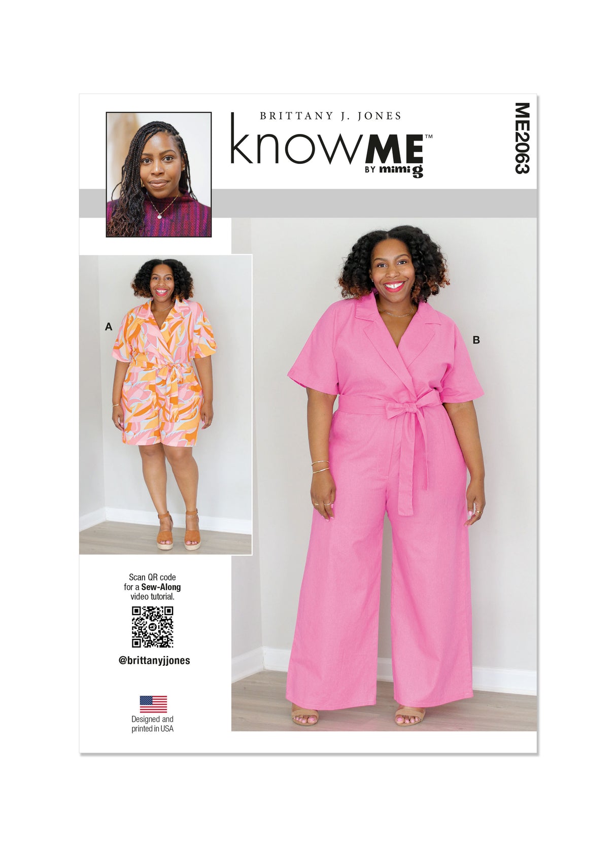 Patron Know Me n°2063 – Combinaison et combi-short pour femmes