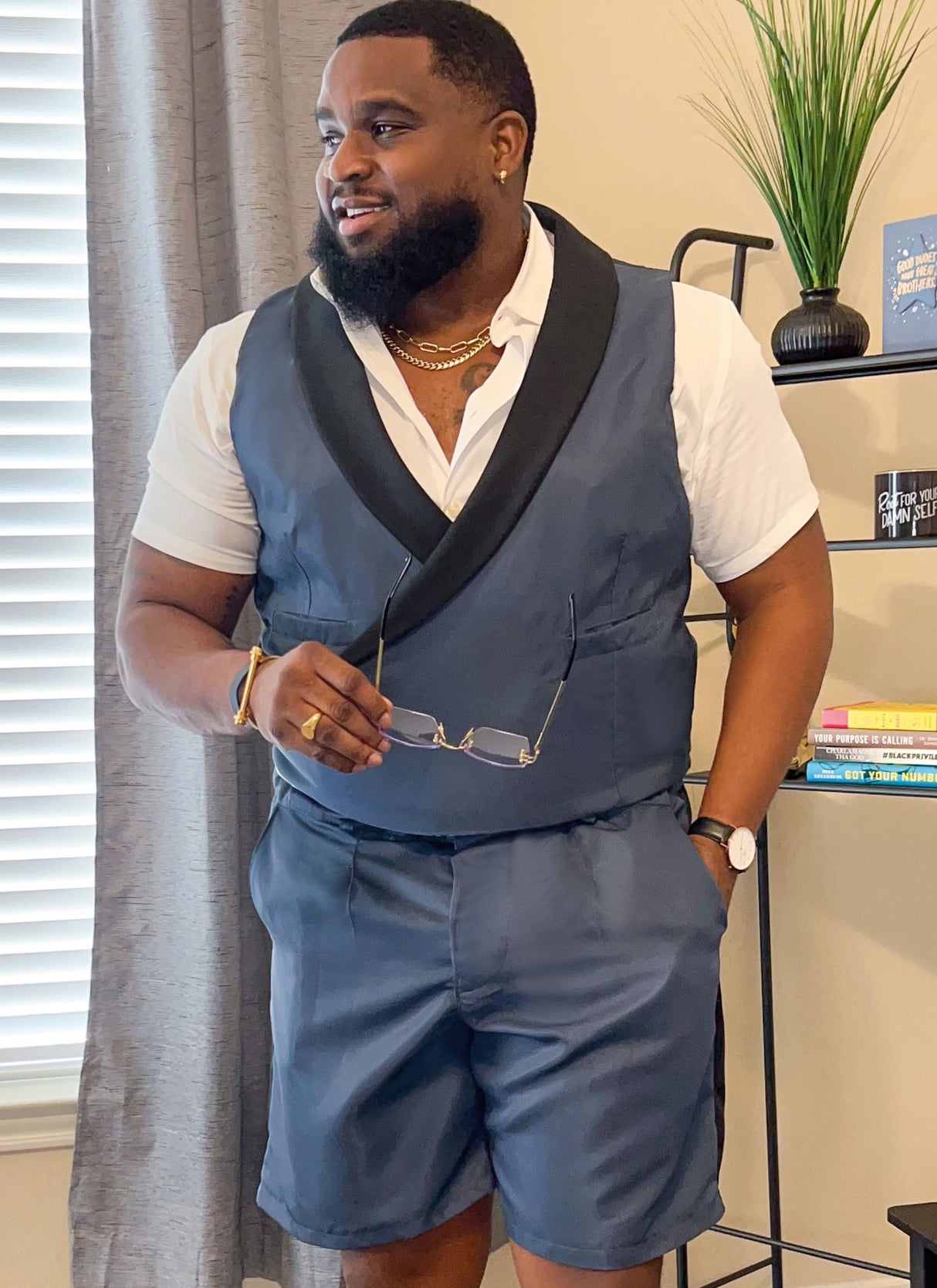 Patron Know Me n°2071 – Gilet et short pour hommes