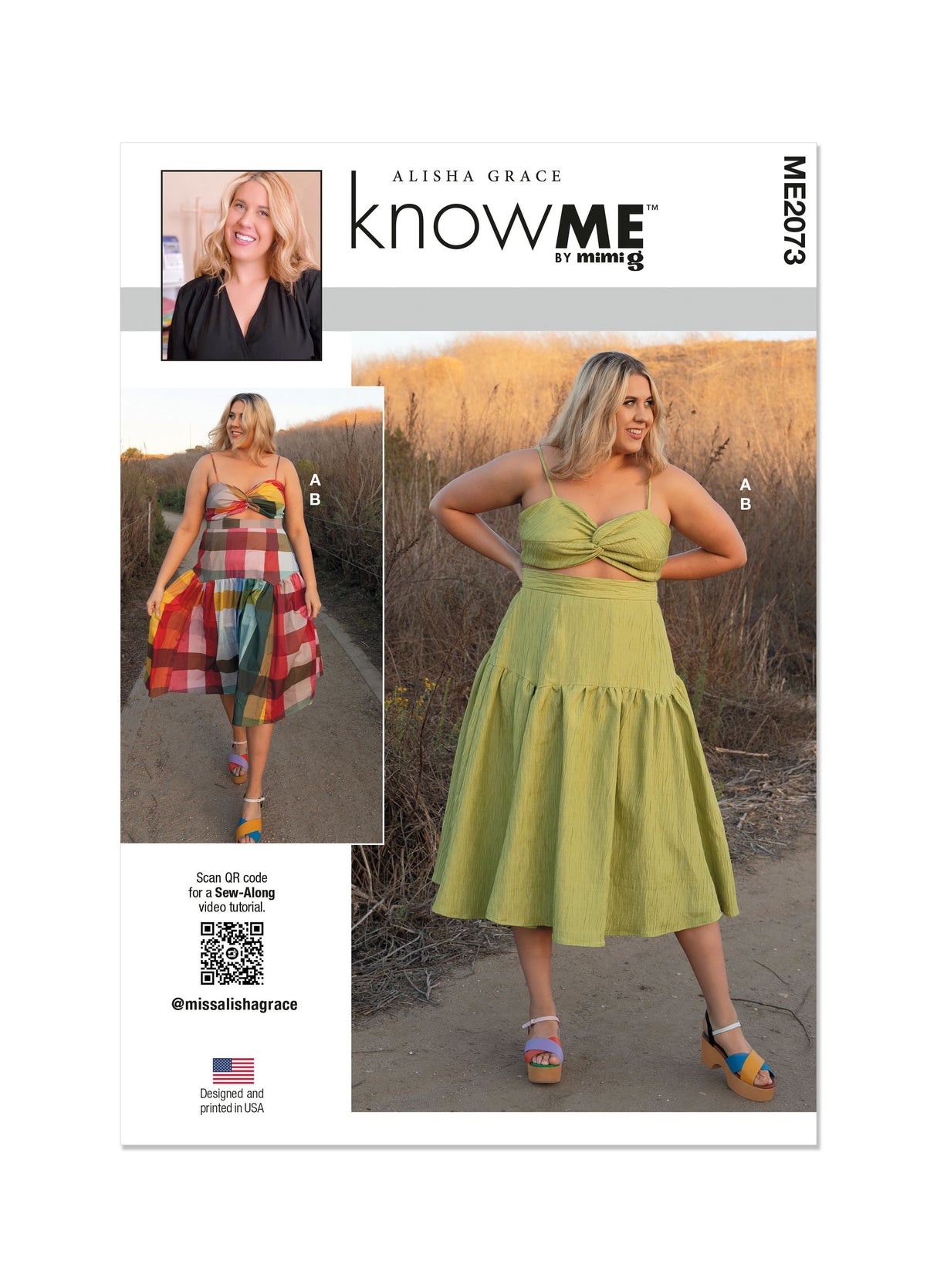 Patron Know Me n°2073 – Haut court et jupe pour femmes