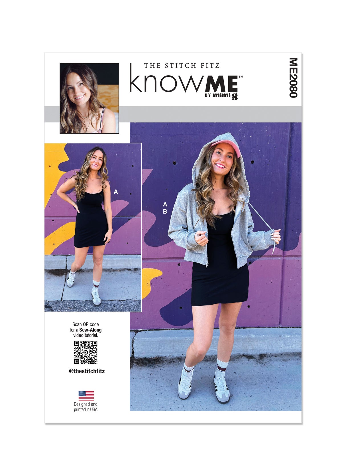 Patron Know Me n°2080 – Robe chemise et veste à capuche pour femmes