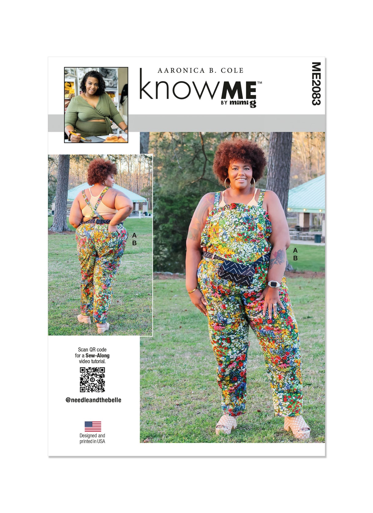 Patron Know Me n°2083 – Salopette et sac ceinture pour femmes