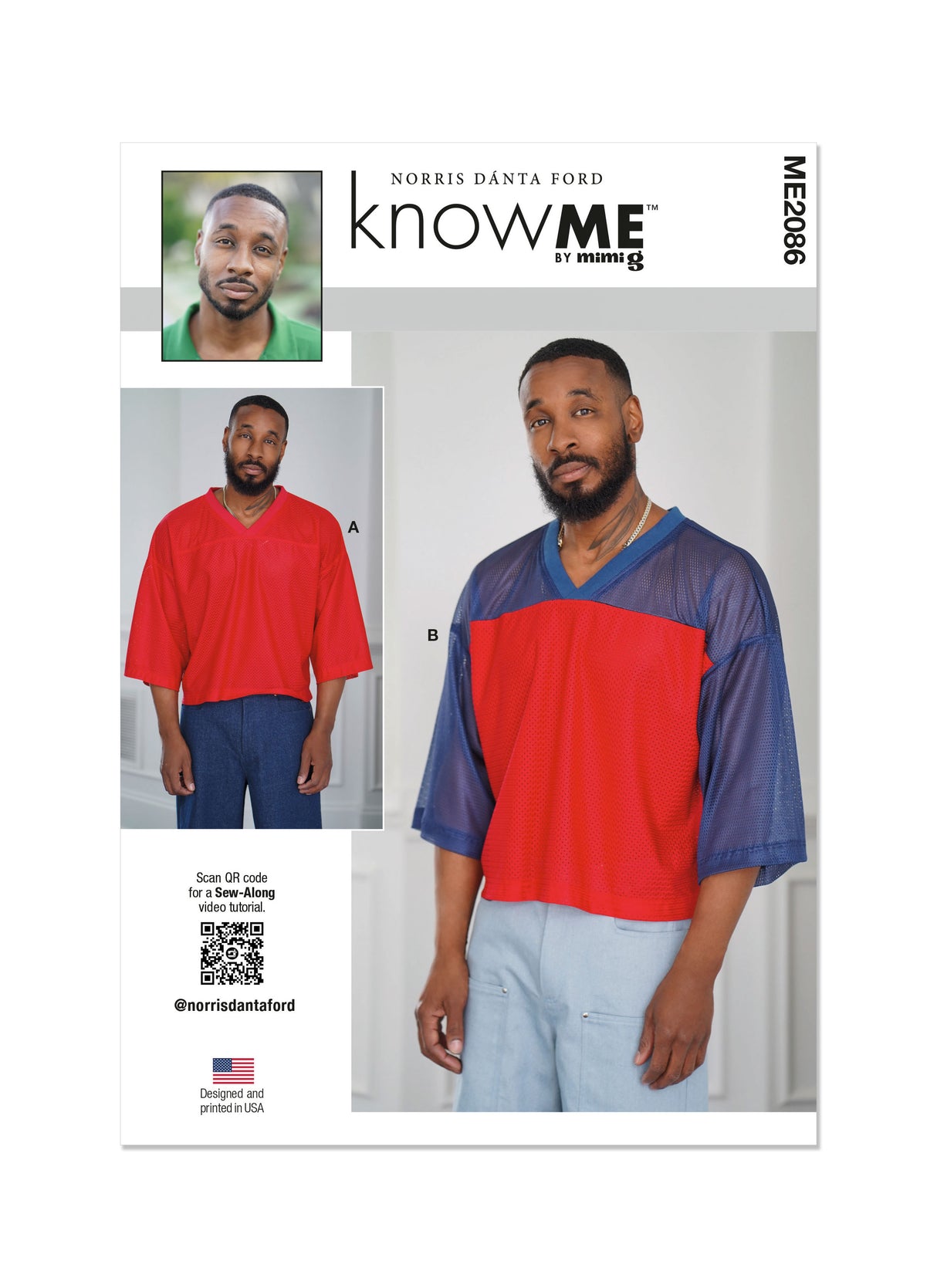 Patron Know Me n°2086 – Pulls courts pour hommes