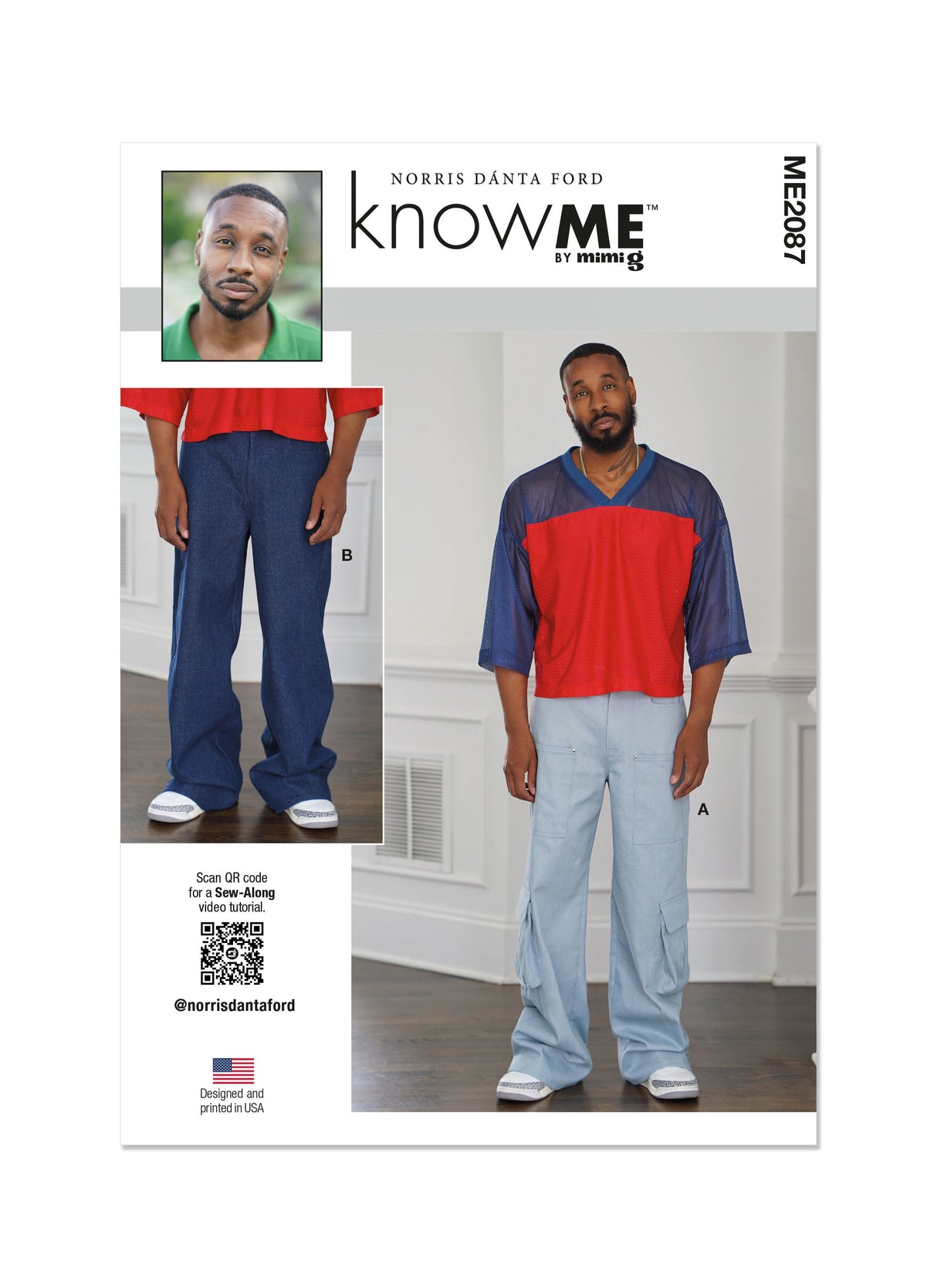 Patron Know Me n°2087 – Jeans pour hommes