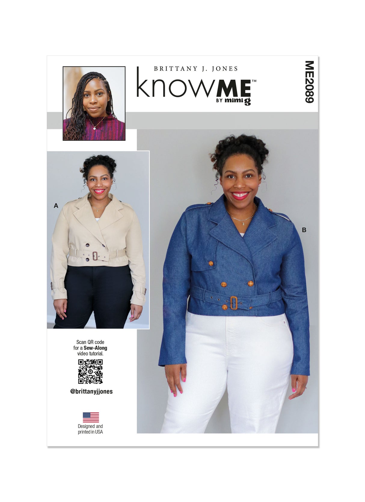 Patron Know Me n°2089 – Veste courte pour femmes