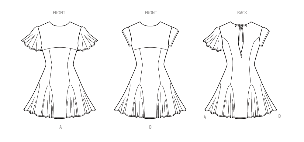 Patron Know Me n°2091 – Robe d'été chic avec mancherons