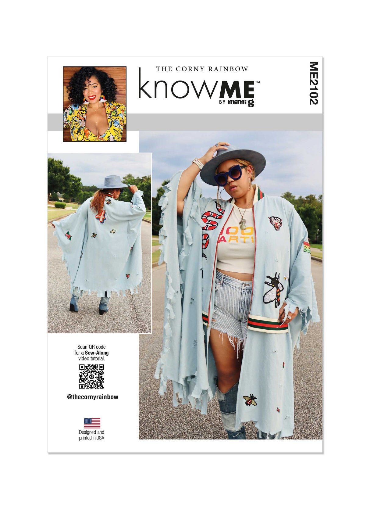 Patron Know Me n°2102 – Poncho original