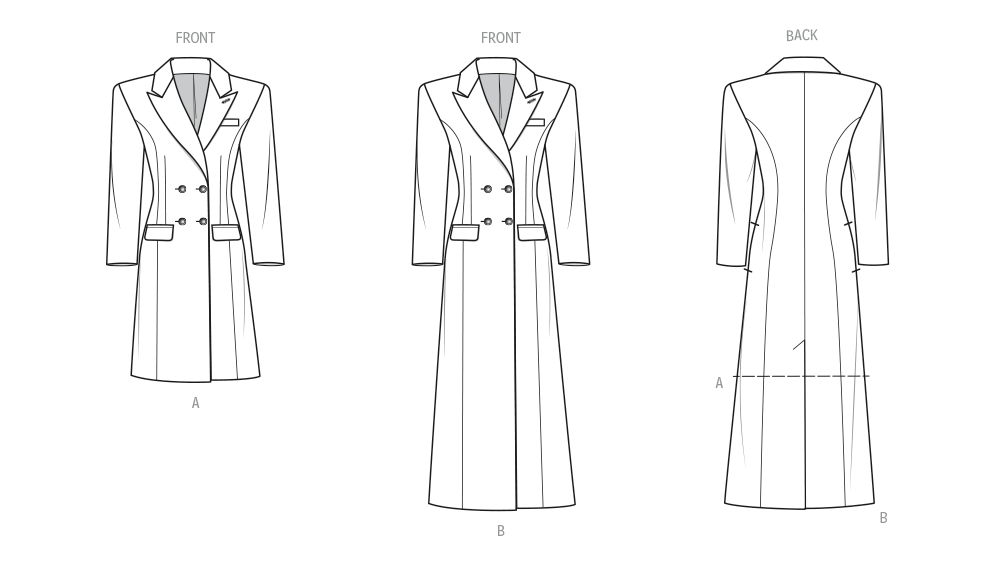 Patron Know Me n°2103 – Manteau doublé pour femmes