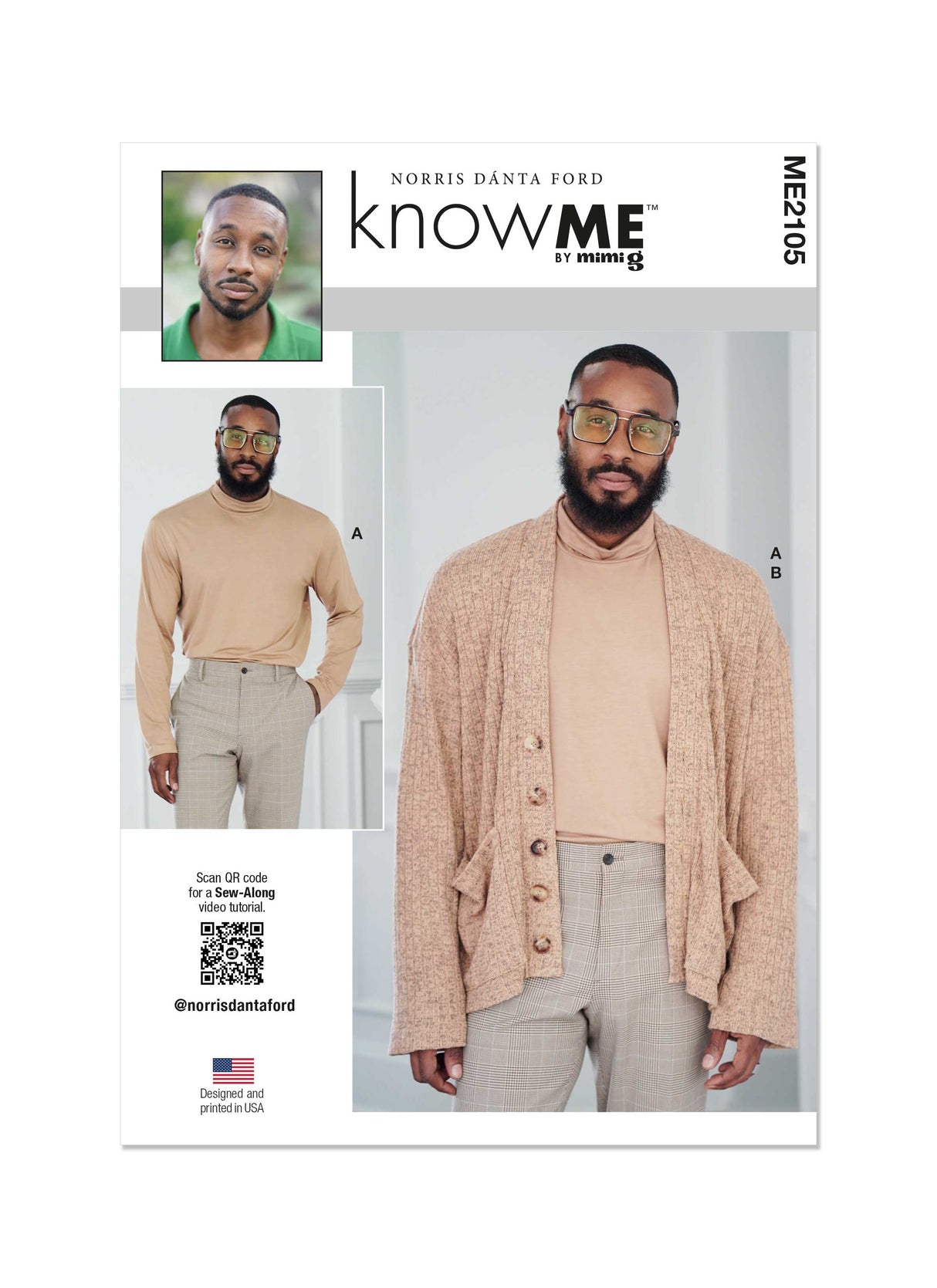 Patron Know Me n°2105 – Haut pour hommes