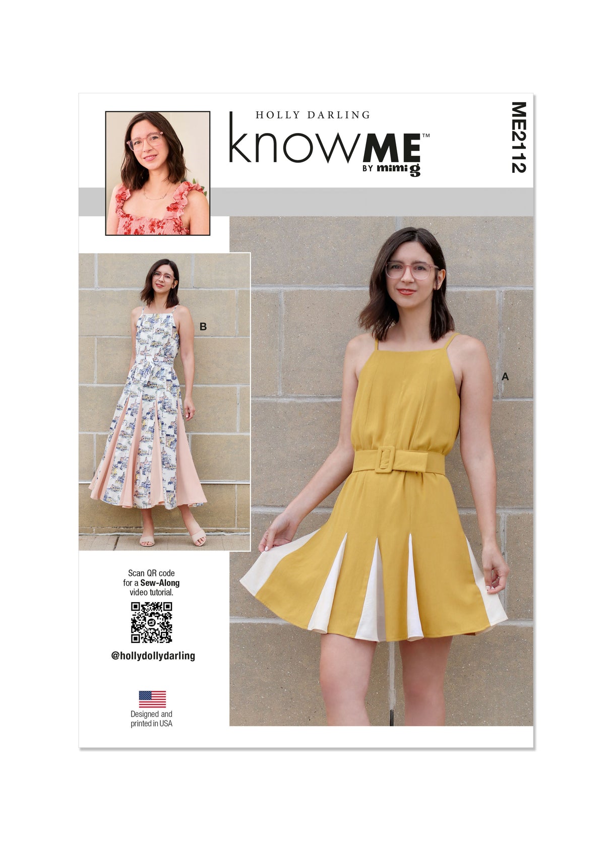 Patron Know Me n°2112 – Robe gored deux longueurs