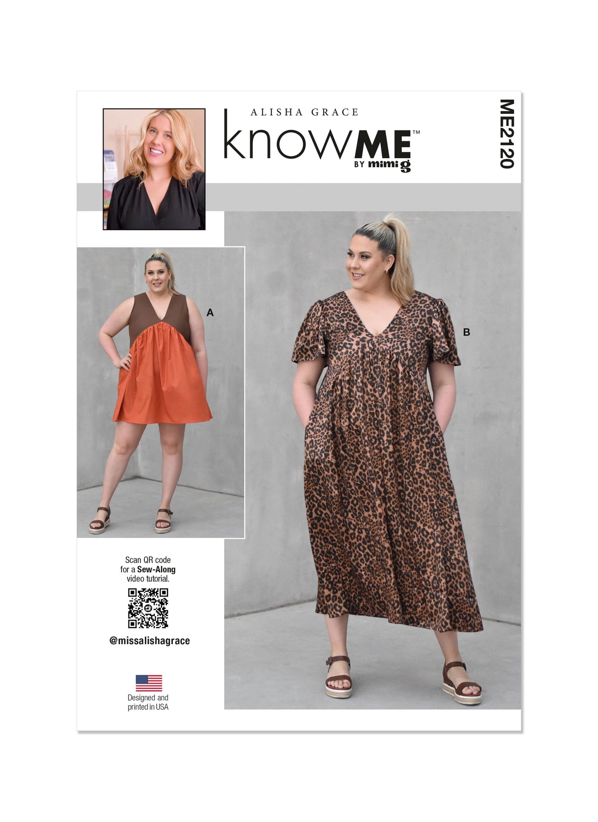 Patron Know Me n°2120 – Robe trapèze fluide