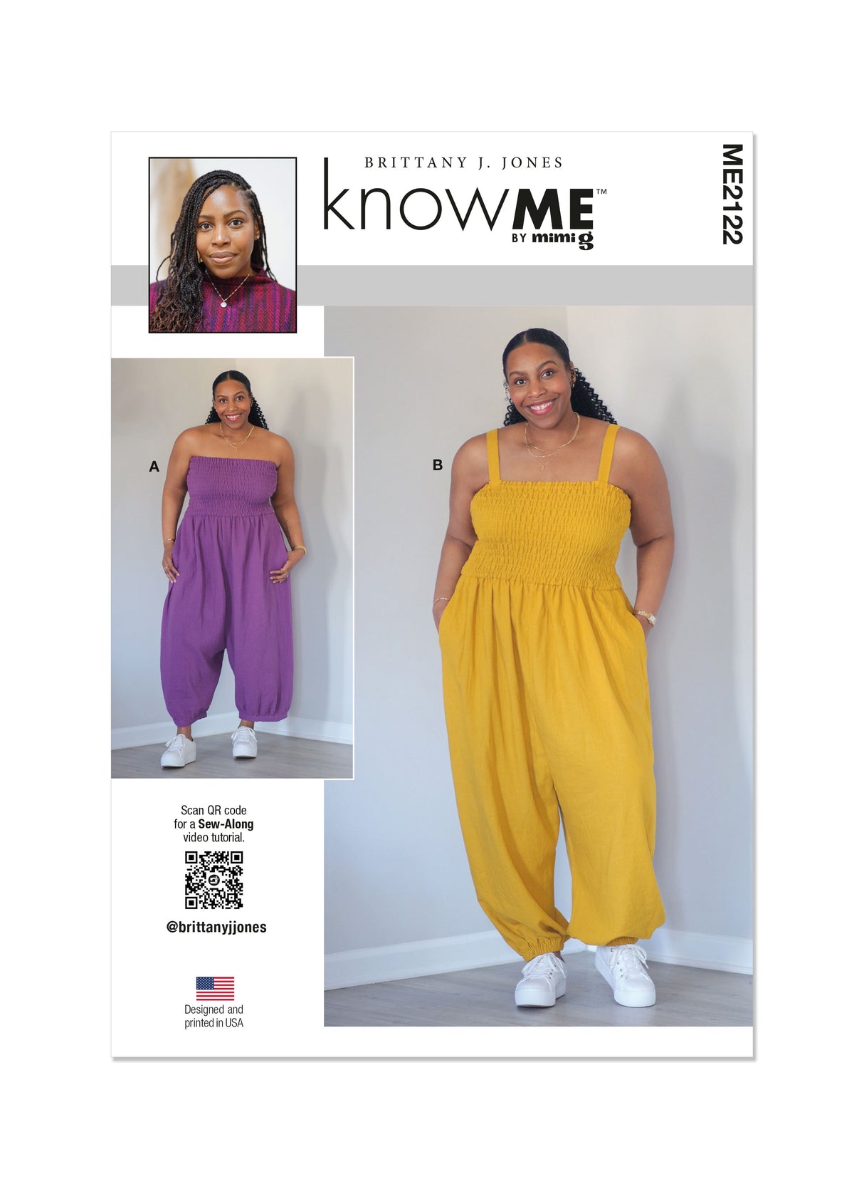 Patron Know Me n°2122 - Combinaison harem 2 longueurs