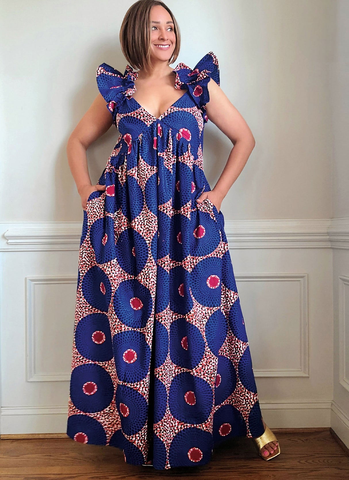 Patron Know Me n°2126 – Robe d’été à encolure V & manches volantées