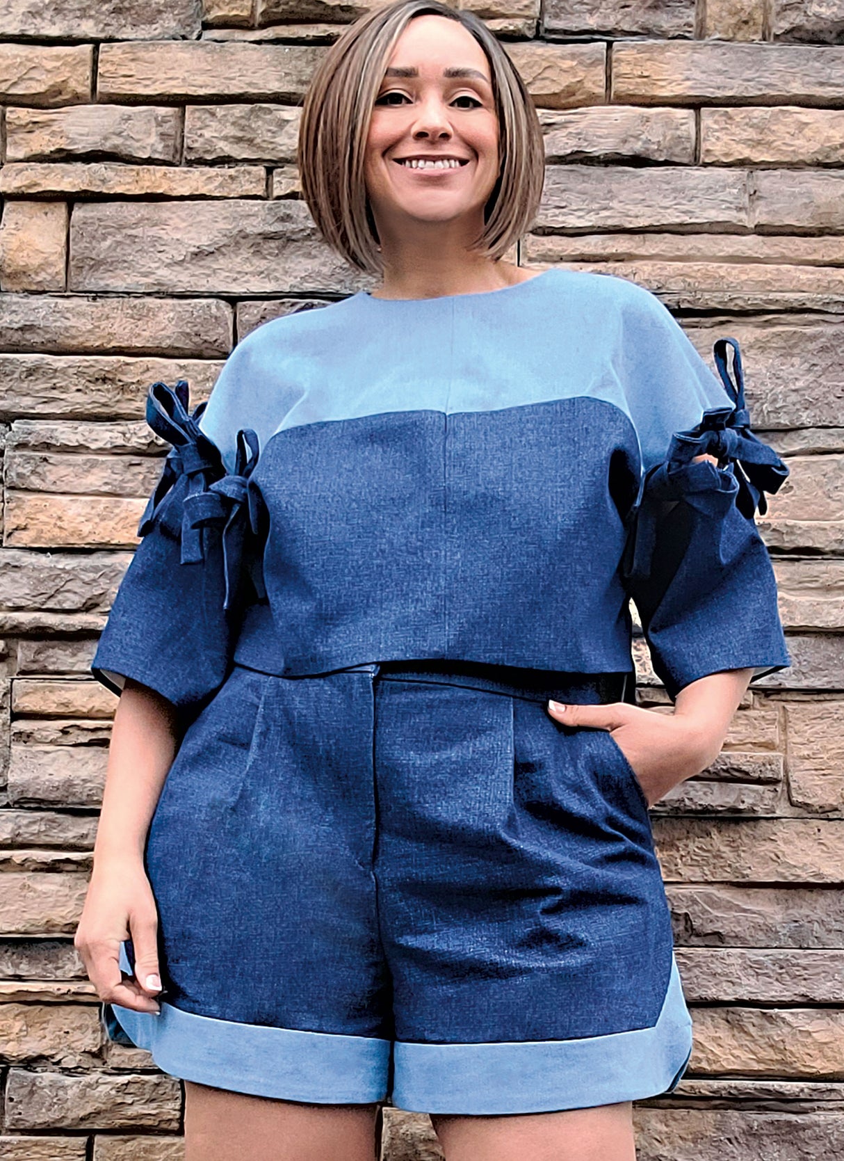 Patron Know Me n°2127 – Top manches kimono & short épuré