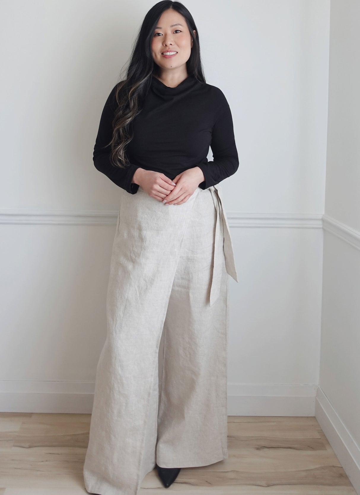 Patron Know Me n°2134 – Pantalon ample & haut à col montant