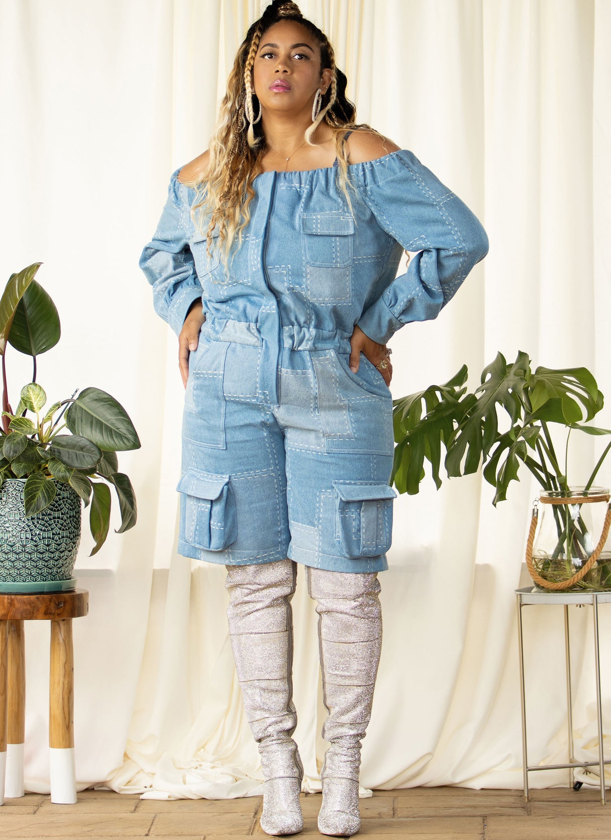 Patron Know Me n°2141 – Combinaison off-shoulder deux longueurs