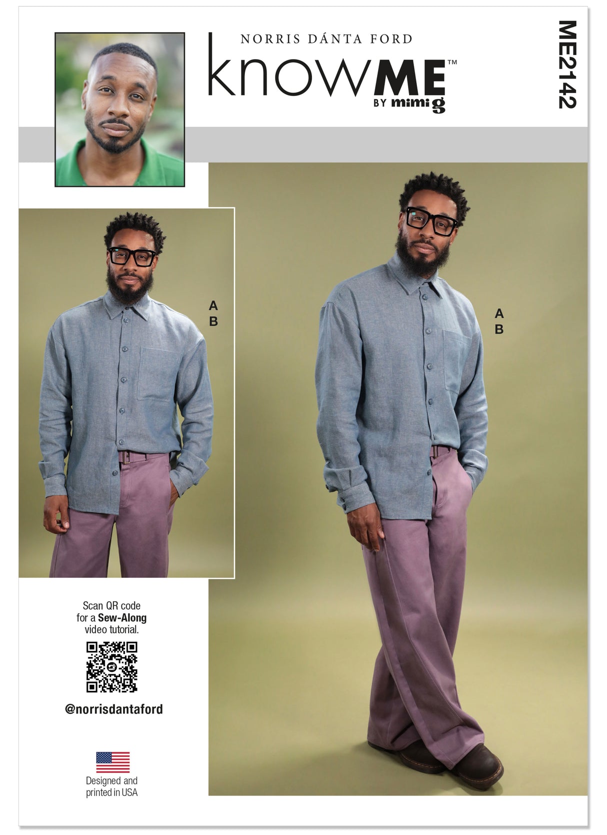Patron Know Me n°2142 – Chemise & Jean homme