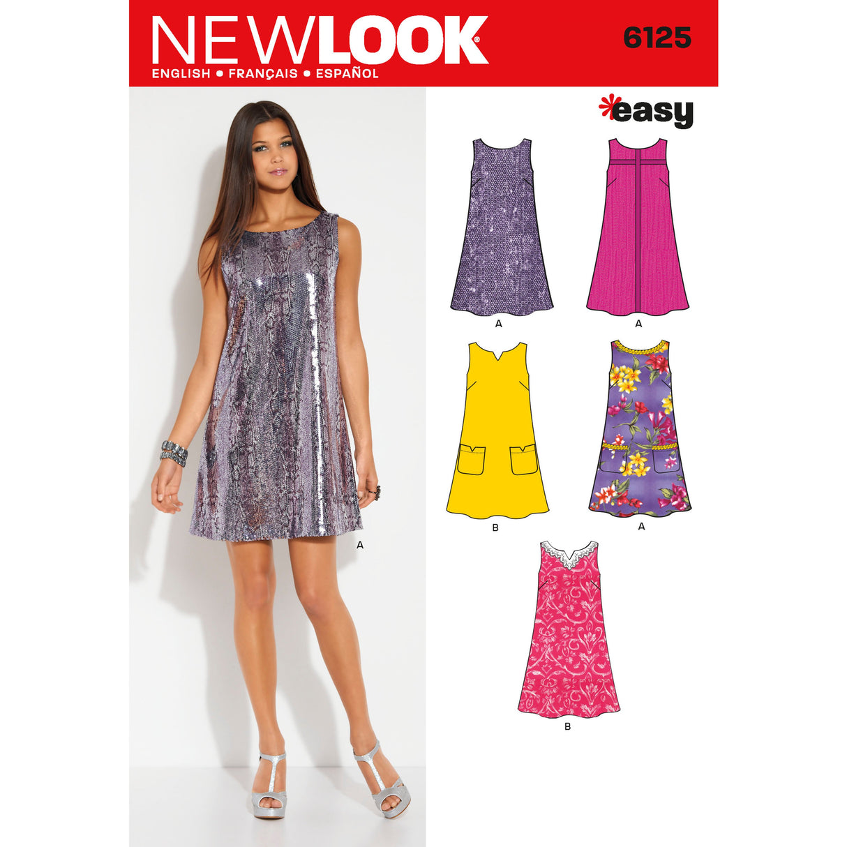 Patron New Look n°6125 - Robe femme