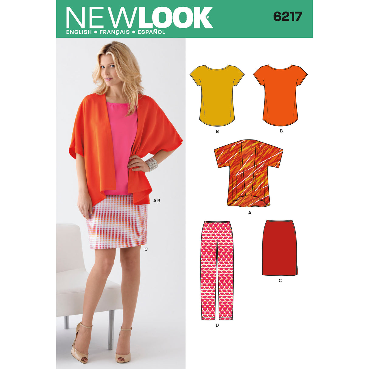 Patron New Look n°6217 - Ensemble féminin polyvalent