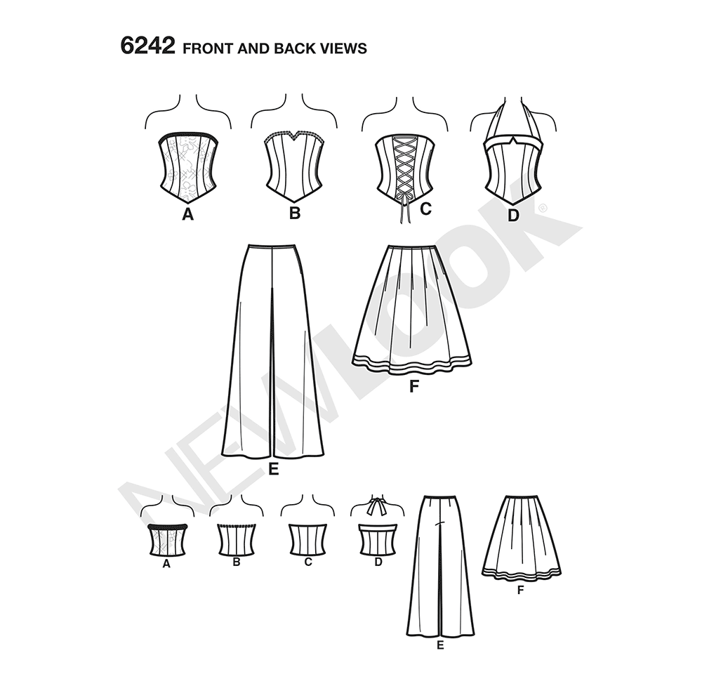 Patron New Look n°6242 - Ensemble féminin élégant