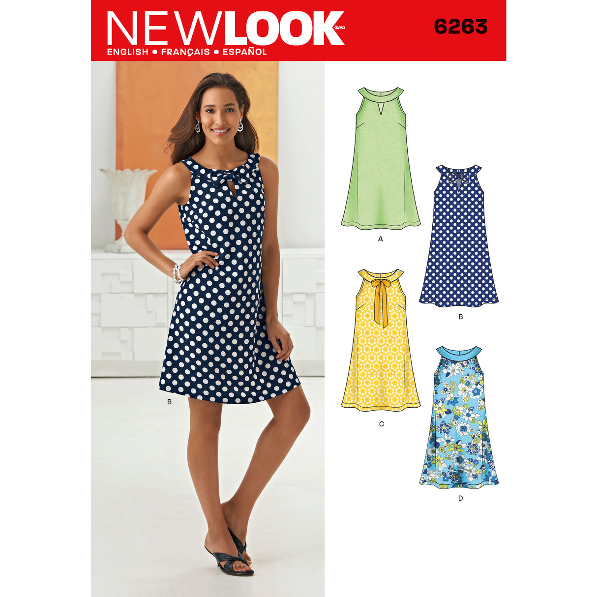 Patron New Look n°6263 - Robe