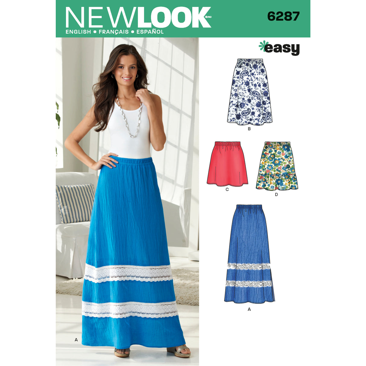 Patron New Look n°6287 - Robe Évasée