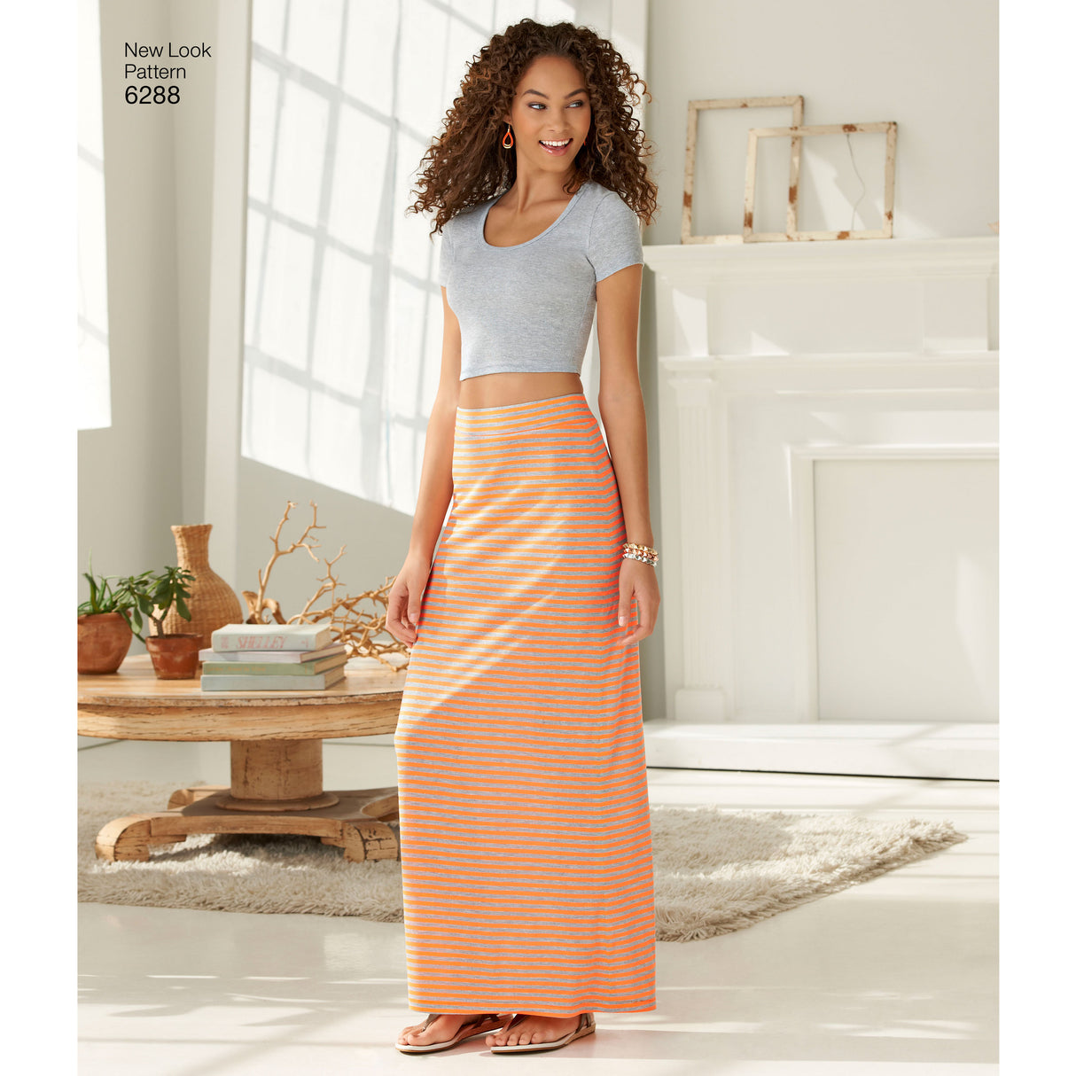 Patron New Look n°6288 – Jupe longue