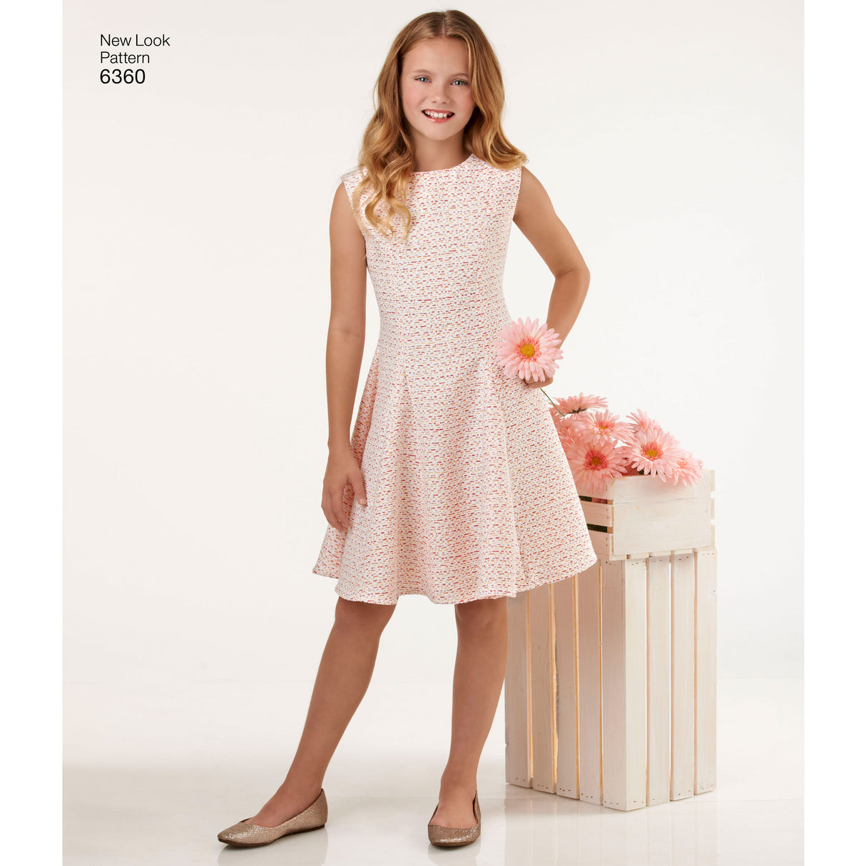 Patron New Look n°6360 – Robe patineuse pour fillette