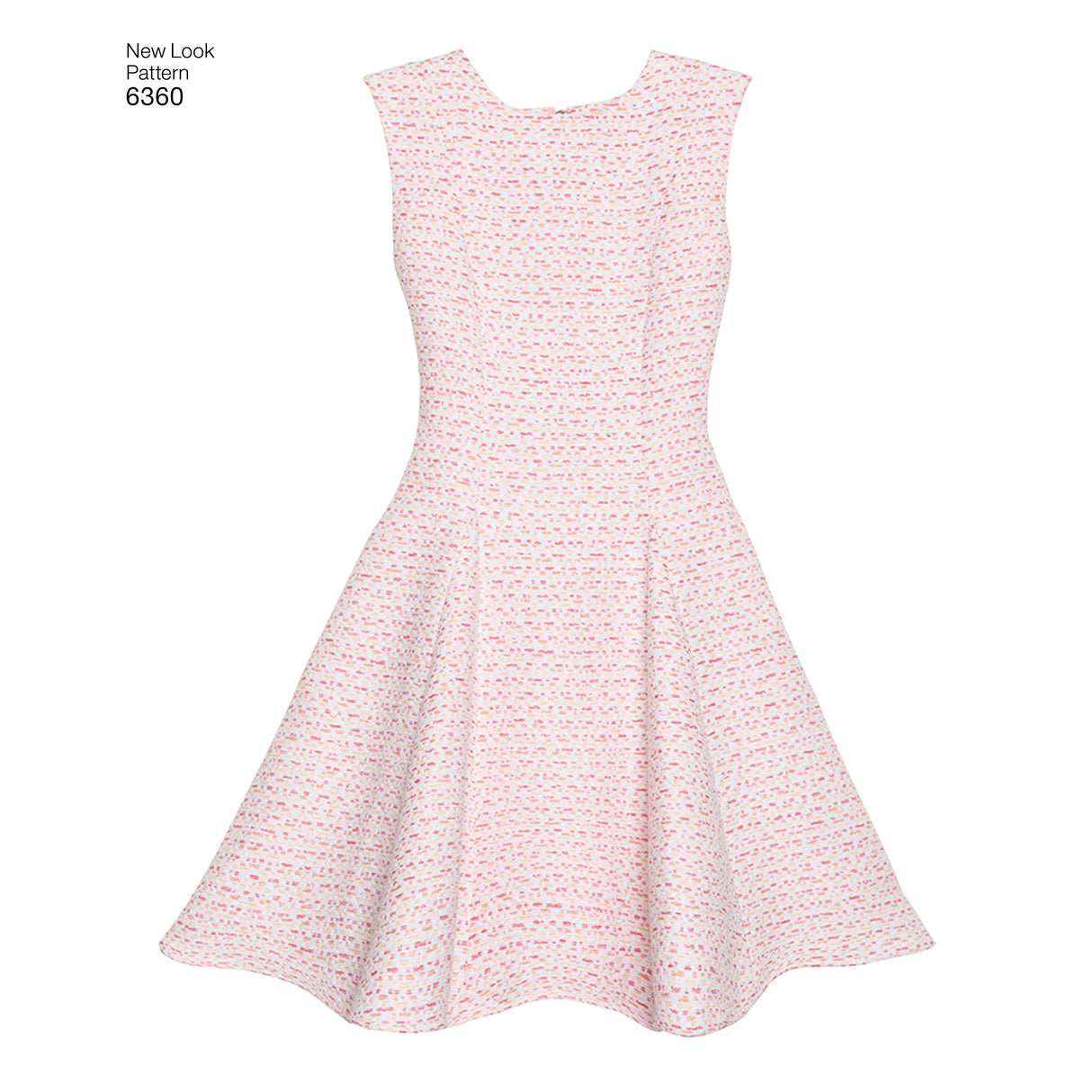 Patron New Look n°6360 – Robe patineuse pour fillette