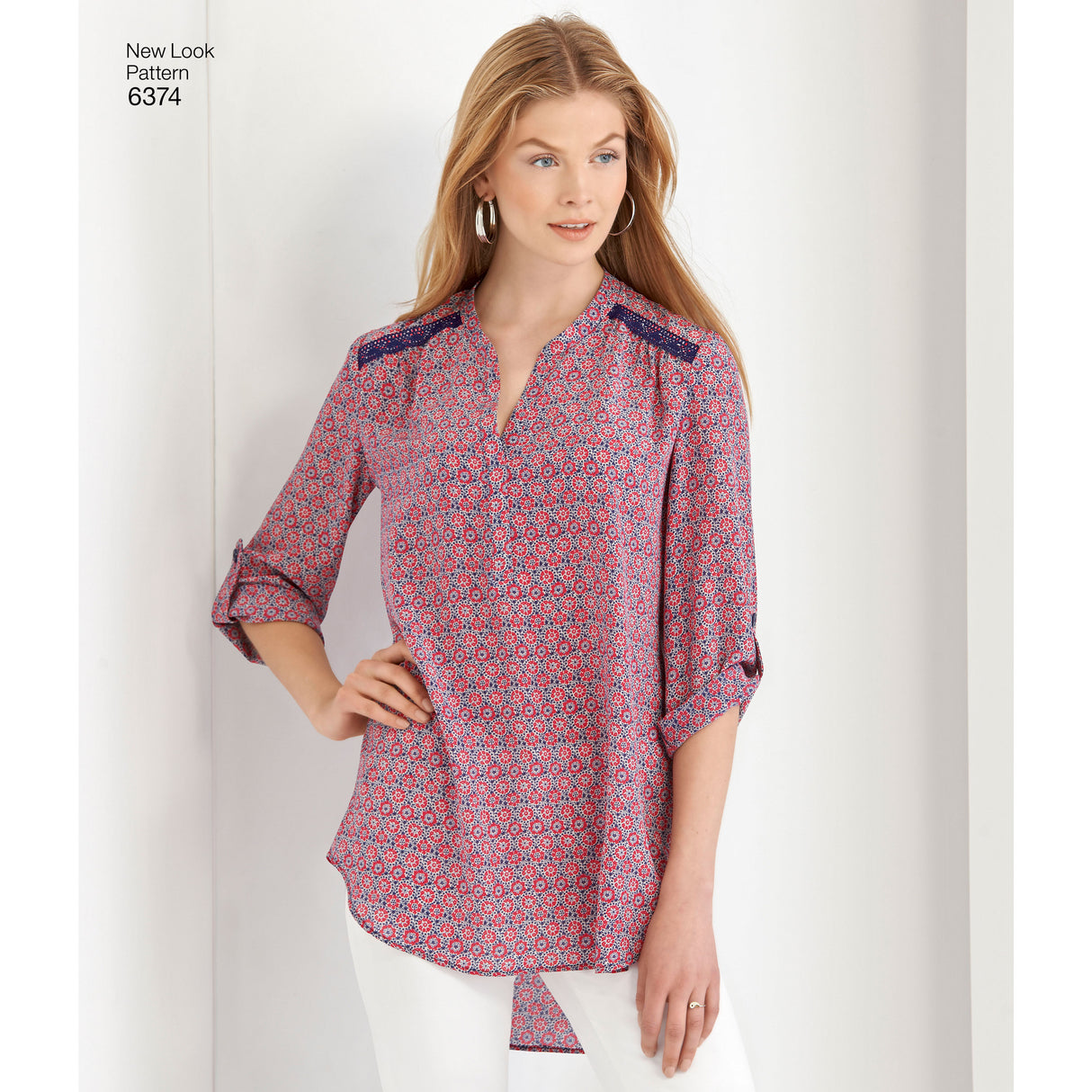 Patron New Look n°6374 – Chemisier féminin à variations multiples