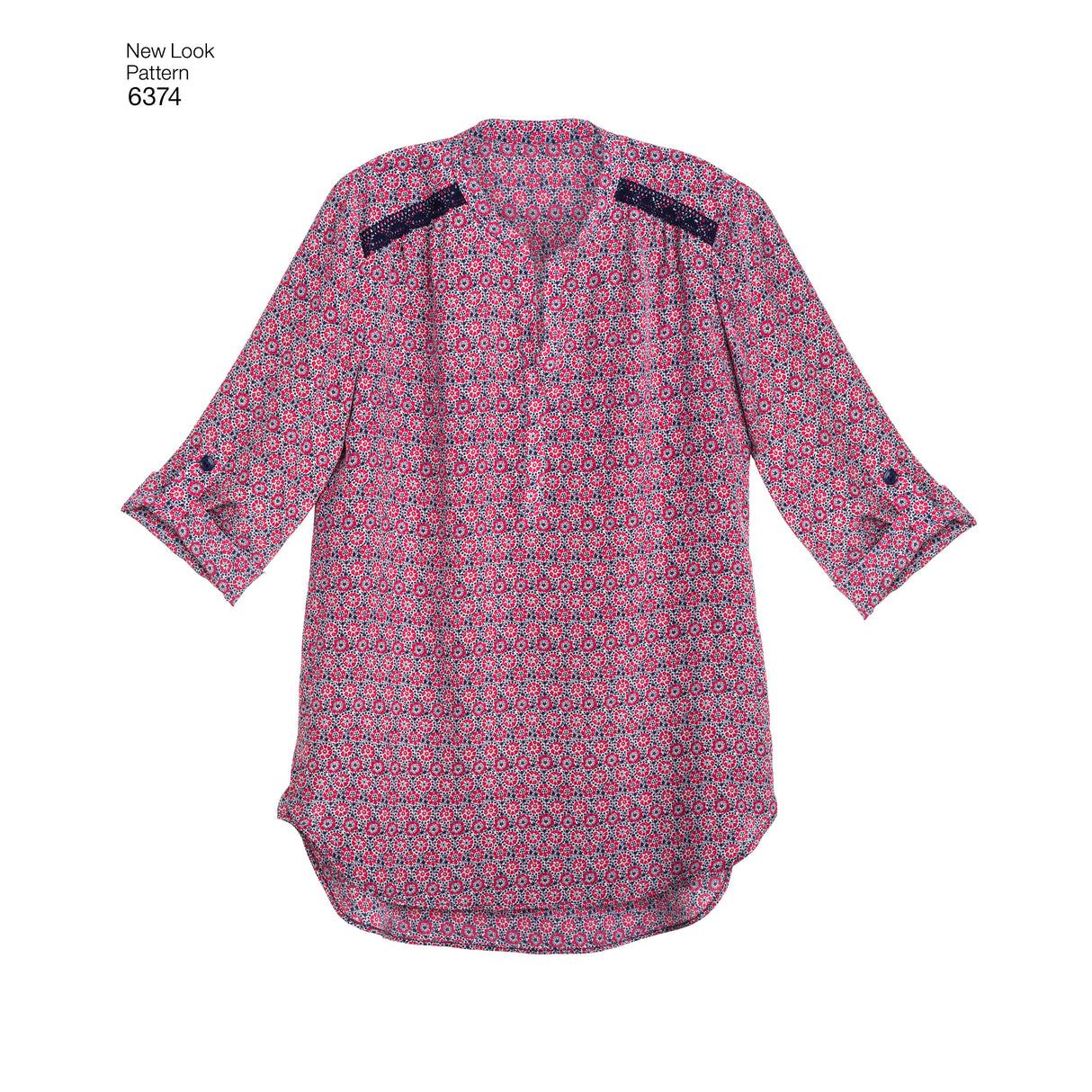 Patron New Look n°6374 – Chemisier féminin à variations multiples