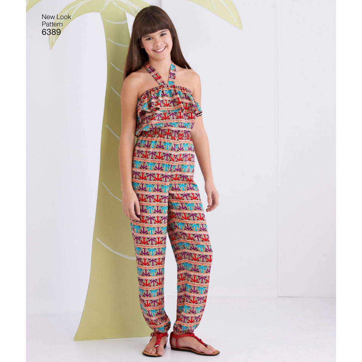 Patron New Look n°6389 – Robe et combinaison pour fille