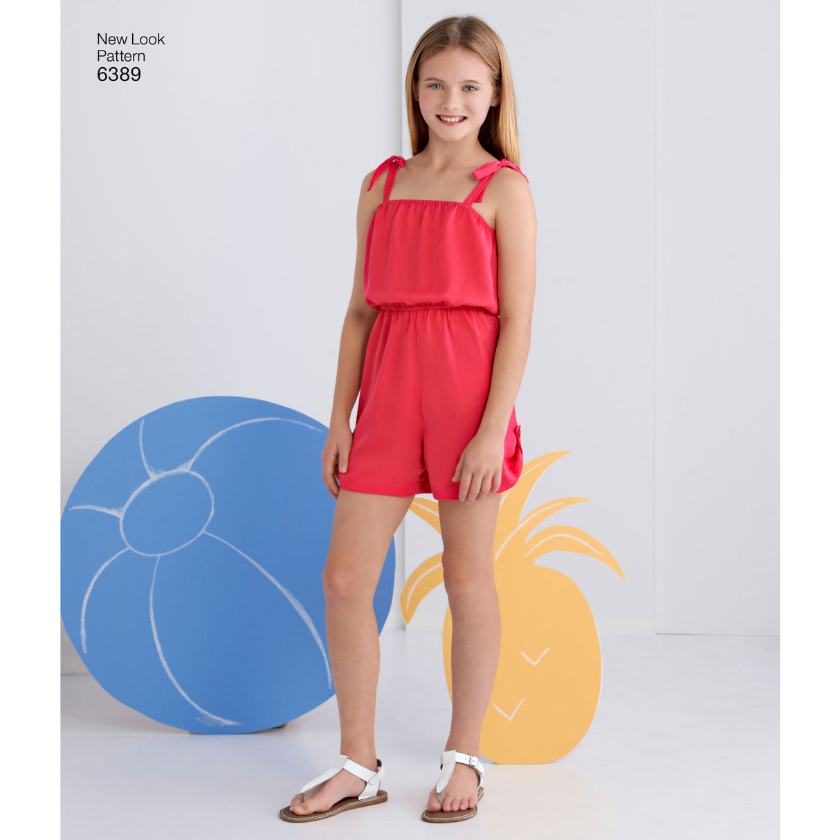 Patron New Look n°6389 – Robe et combinaison pour fille