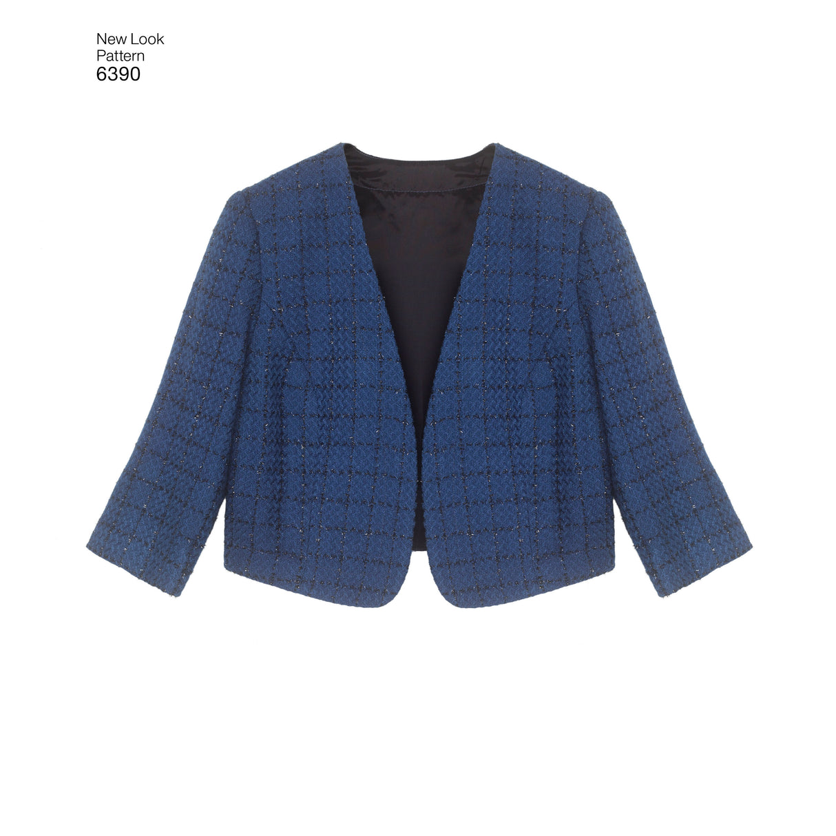 Patron New Look n°6390 – Robe évasée à plis et boléro pour femme