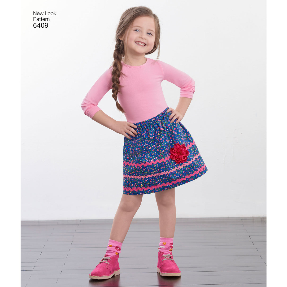 Patron New Look n°6409 - Jupe fillette