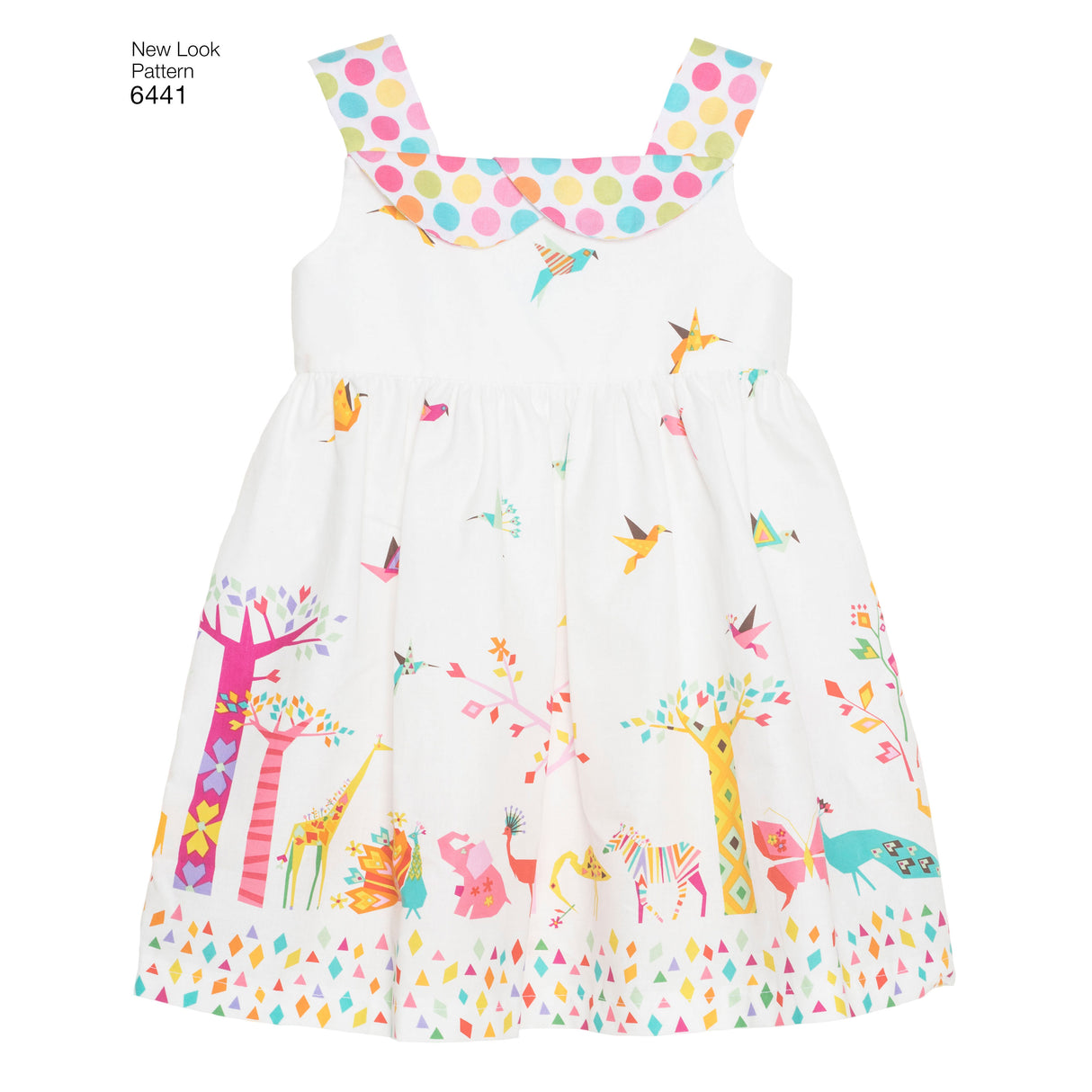 Patron New Look n°6441 – Robe à encolure carrée pour bébé