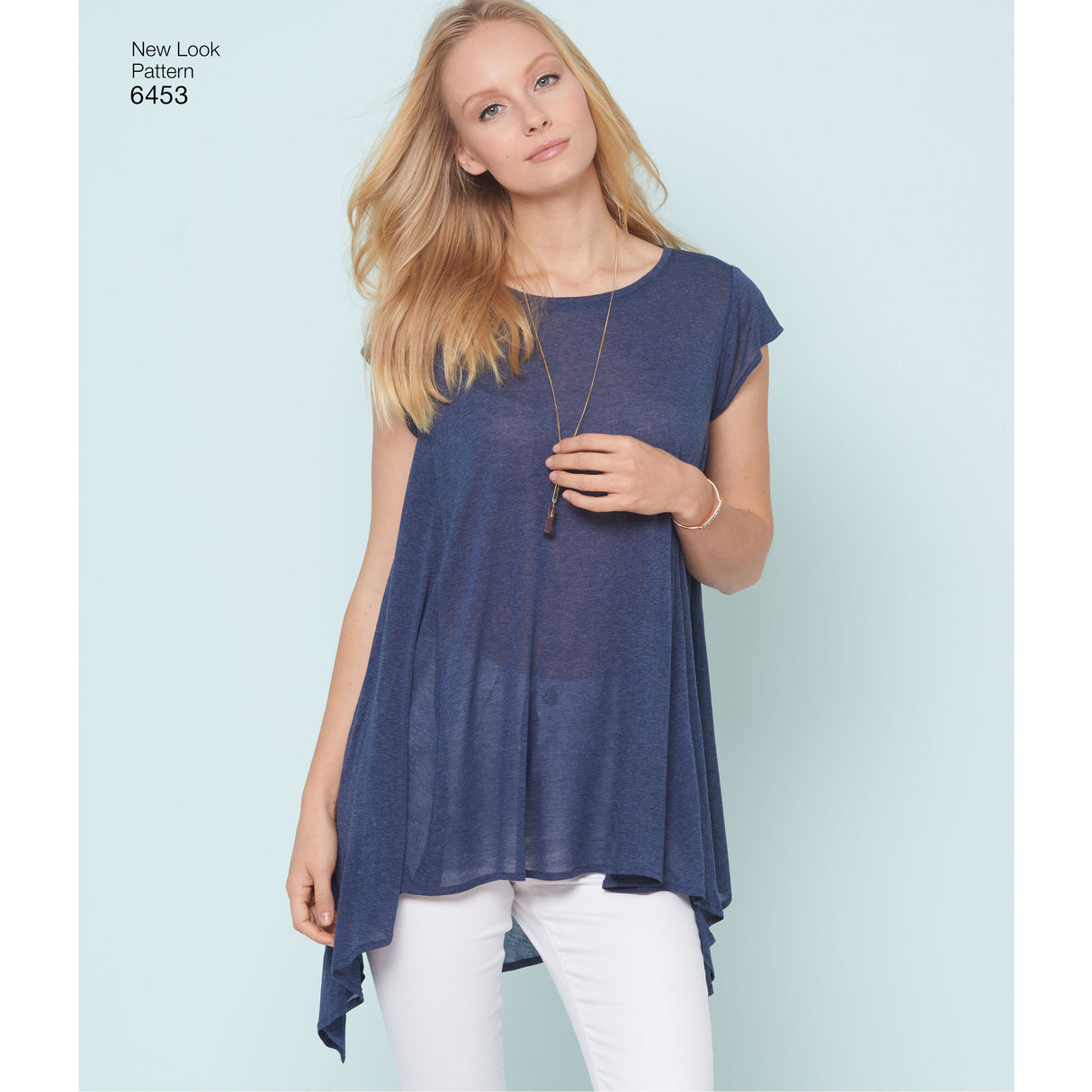Patron New Look n°6453 – Haut asymétrique pour femme