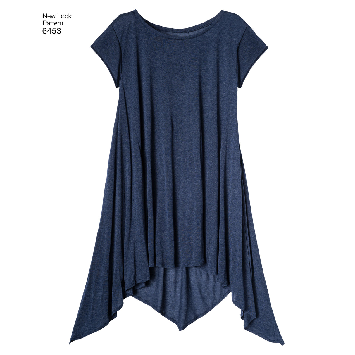 Patron New Look n°6453 – Haut asymétrique pour femme