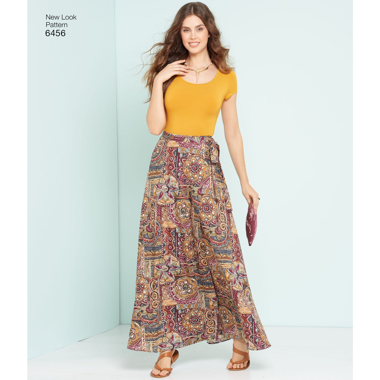 Patron New Look n°6456 – Jupe portefeuille pour femme