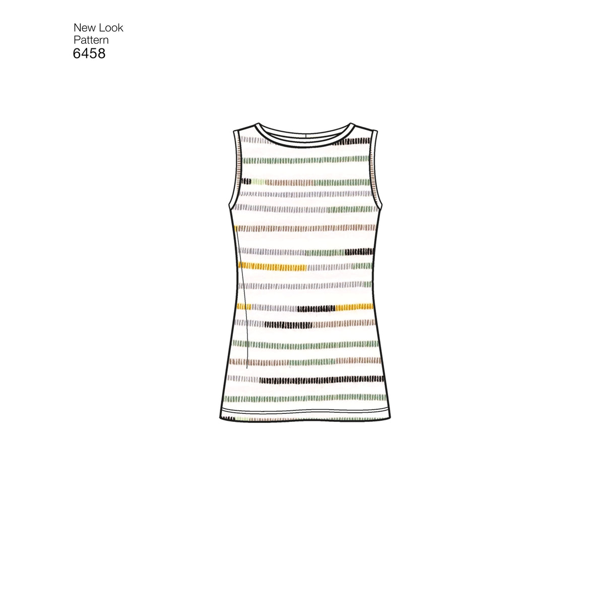 Patron New Look n°6458 – Ensemble féminin polyvalent