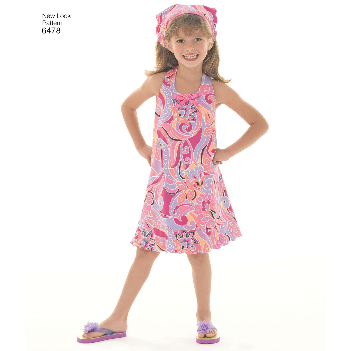 Patron New Look n°6478 – Robe et bandeau pour fillette