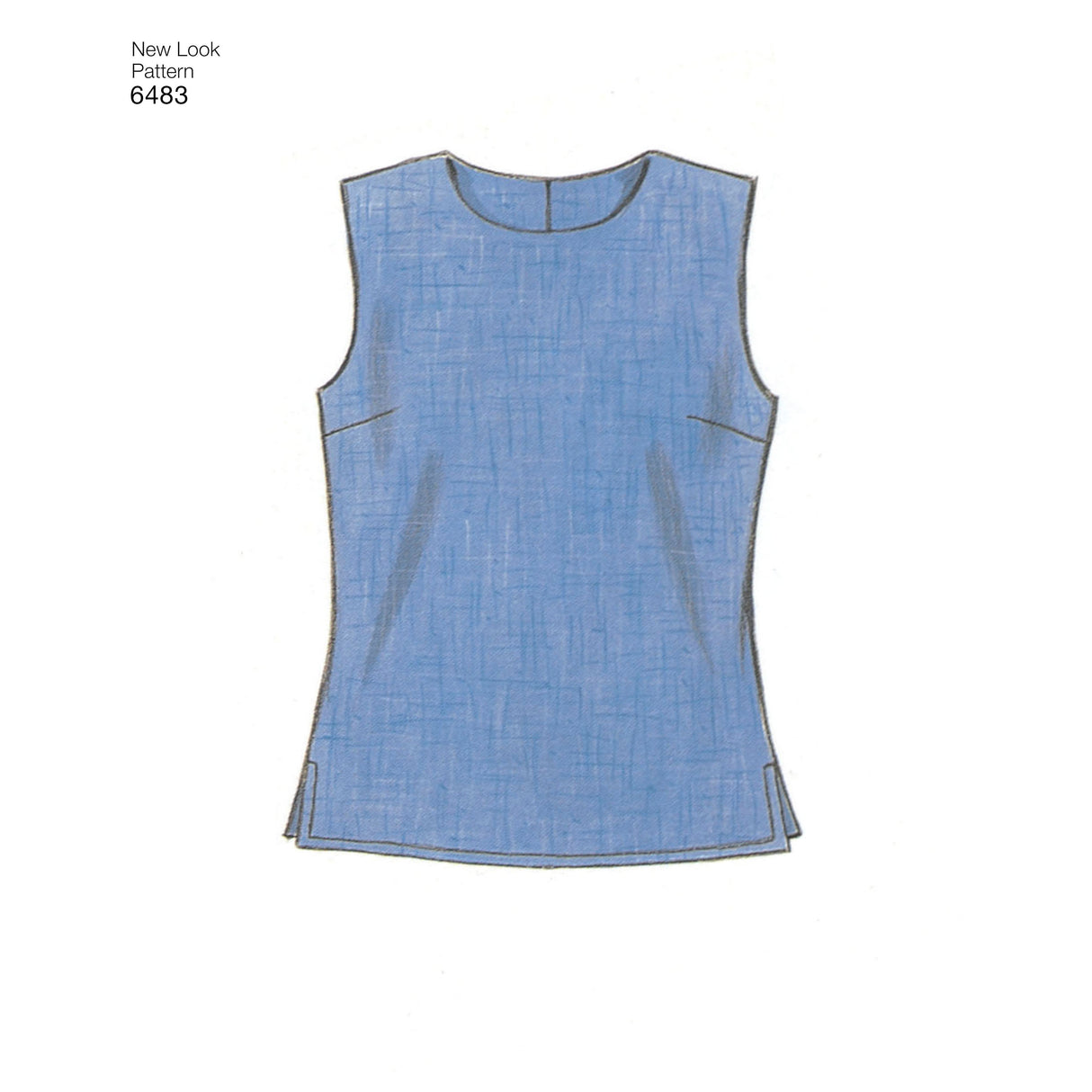 Patron New Look n°6483 – Top basique pour femme