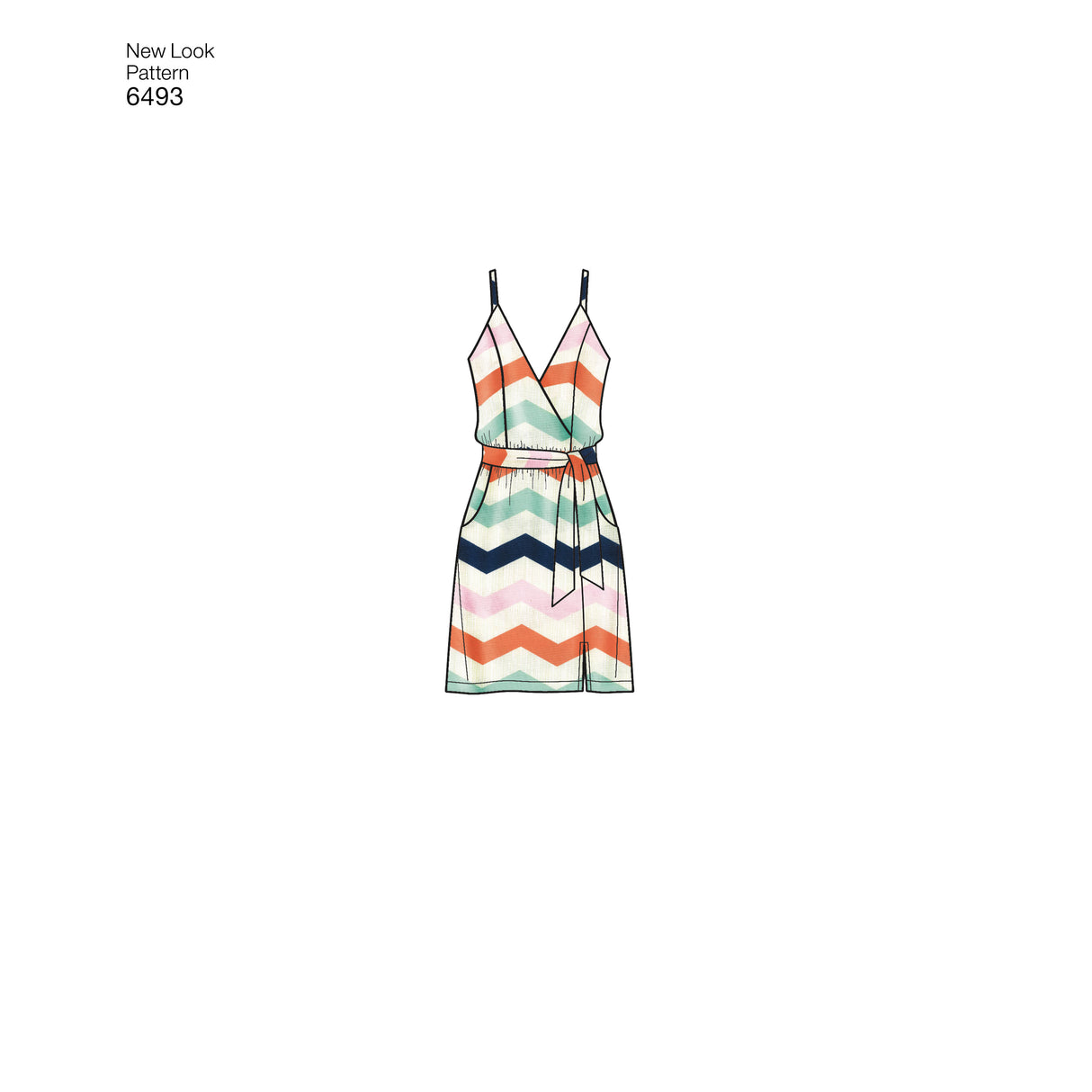 Patron New Look n°6493 – Combinaison et combishort pour femme