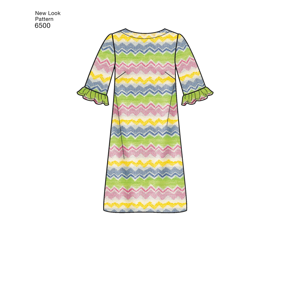 Patron New Look n°6500 – Robe trapèze pour femme
