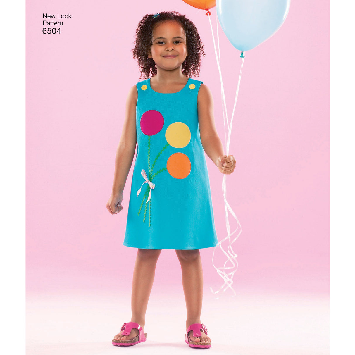 Patron New Look n°6504 – Robes pour fillettes