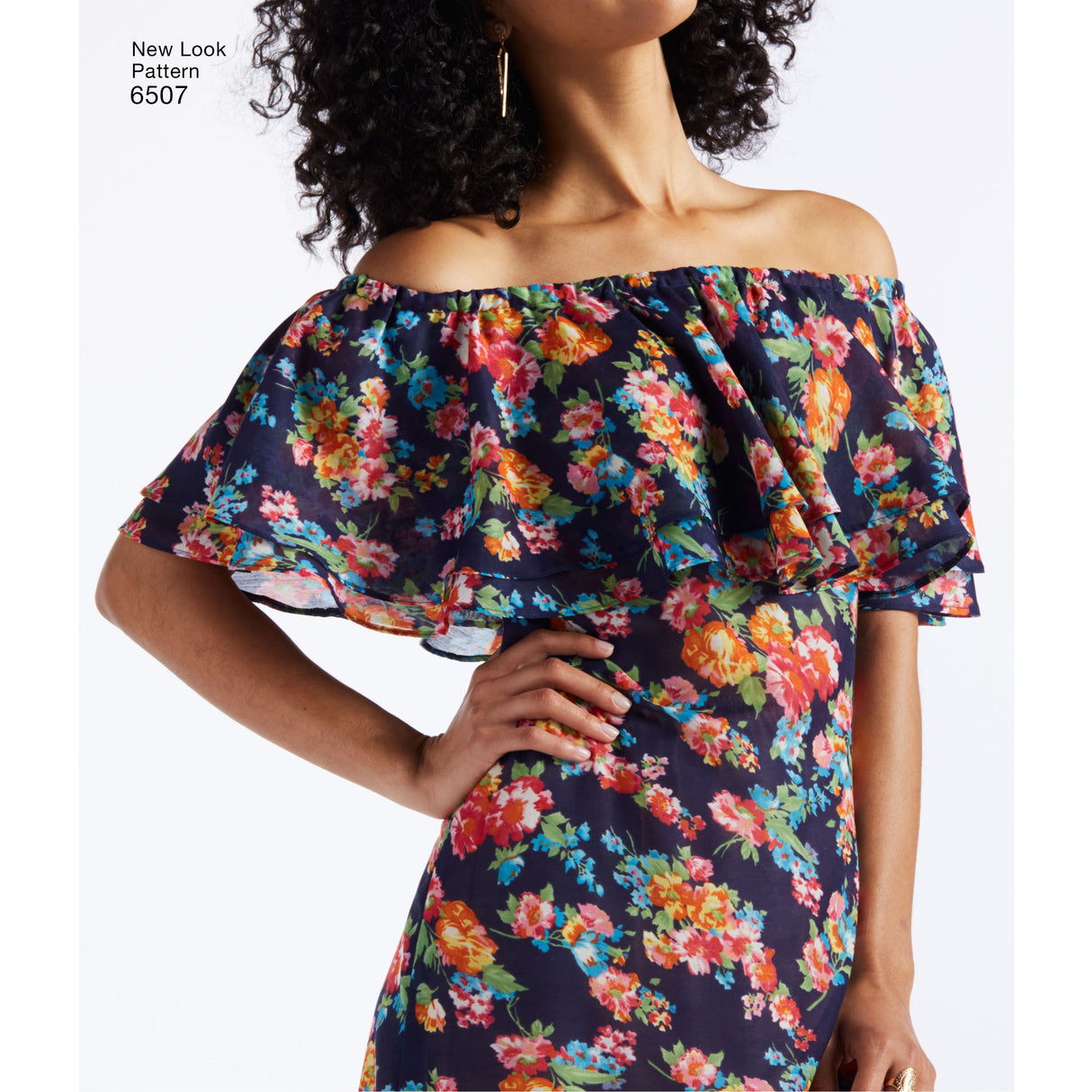 Patron New Look n°6507 – Robe à volants pour femme