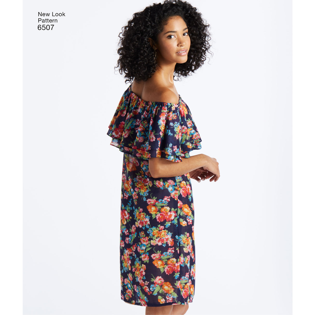 Patron New Look n°6507 – Robe à volants pour femme