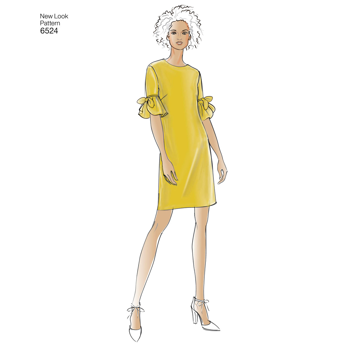 Patron New Look n°6524 – Robe droite pour femme